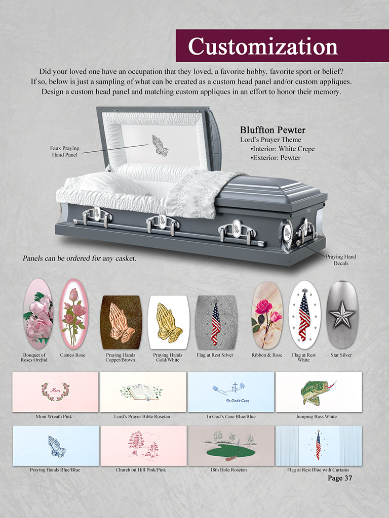 Custom Appliques And Head Panels